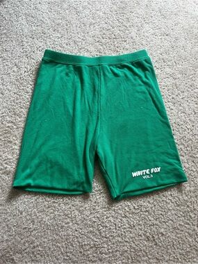 White Fox Boutique Green Shorts